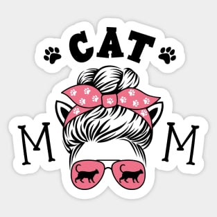 CAT MOM Sticker